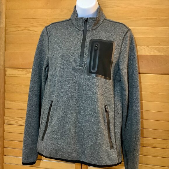 American Eagle Outfitters Active Flex Sweater / Shirt XS Charcoal Gray - Picture 2 of 9